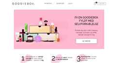 Desktop Screenshot of goodiebox.dk